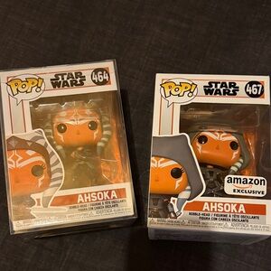 Funko Pop! Star Wars Ahsoka Figures 464 & 467